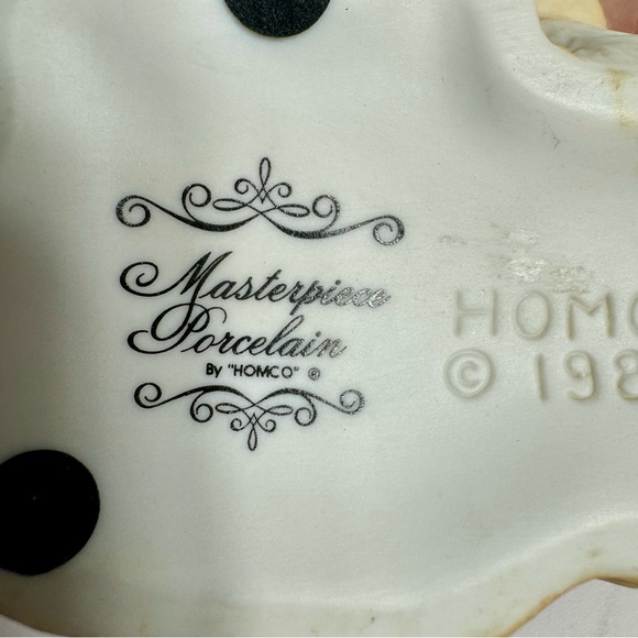 Vintage Homco puppies. Masterpiece Porcelain by Homco 1988 with adorable faces - Picture 9 of 11